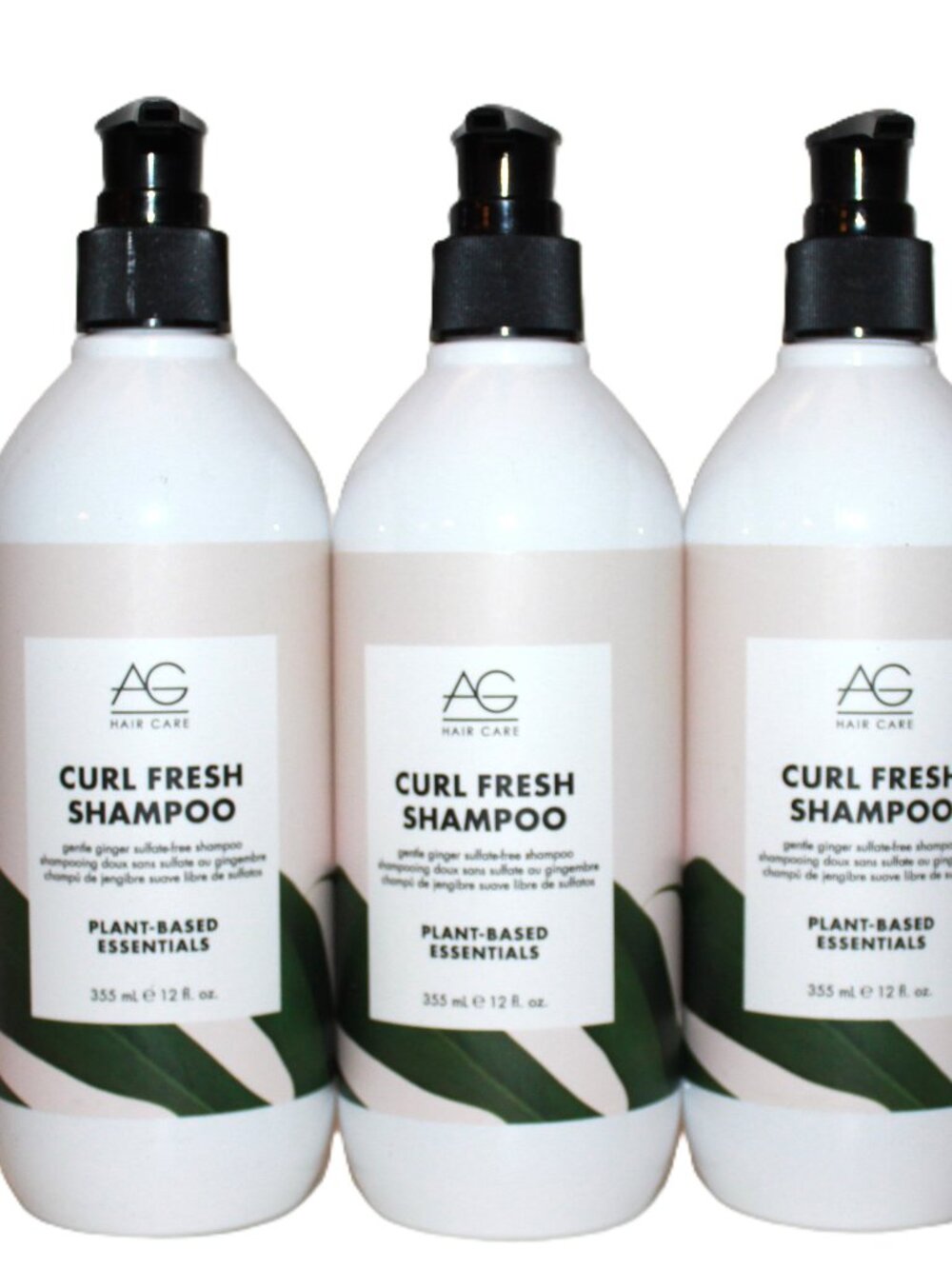 AG Hair Care Curl Fresh Shampoo 12 oz, Pack of 3